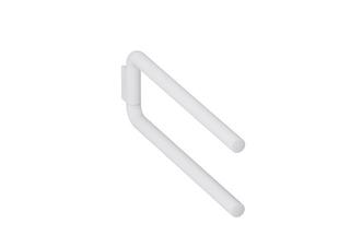HEWI Handtuchhalter 477 445x160mm, 2-tlg., matt, signalweiß
