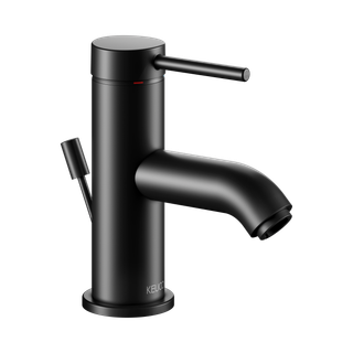 Keuco WT-Einhebelmischer 60 IXMO Soft Ausl. 94mm, m Abl-Garnitur, schwarz matt