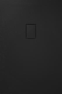 Kinedo Kinesurf dec P 80x80 Schwarz PN6 Steinop schneidbar Ablauf Abdeckung