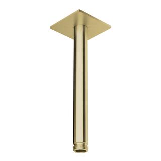 Herzbach D.Arm Living Spa seven square f Regenbrause, 1/2", 200mm, brass steel