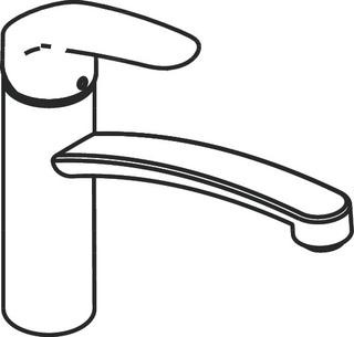 hansgrohe Spültisch-Einhebelmischer 160 Focus M41 1jet