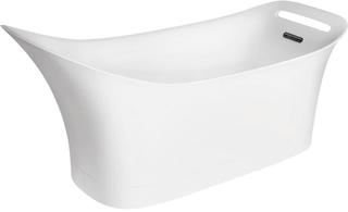 hansgrohe Freistehwanne Axor Urquiola 1800x600mm, a MG mit Gelcoat, weiß