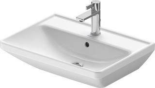 Duravit Waschtisch D-Neo 60x44cm, m HL, we WG, ÜL, Hahnloch, we