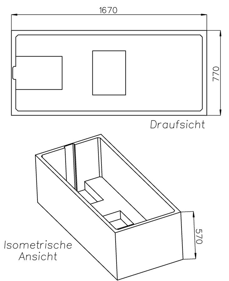 Artikelbild 2 des Artikels „Schedel Wannenträger Bette XL Set 170x80mm, Höhe 57cm 170 x 80 mm“