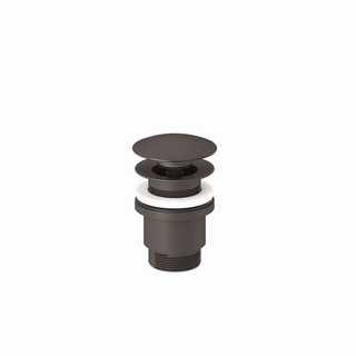 Kludi Push-Open Ablaufgarnitur G 1 1/4, f WT m ÜL, brushed gunmetal