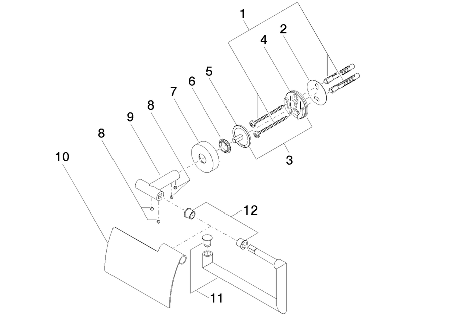 Artikelbild 4 des Artikels „Dornbracht Papierrollenhalter mit Deckel, Champagne Champagne“