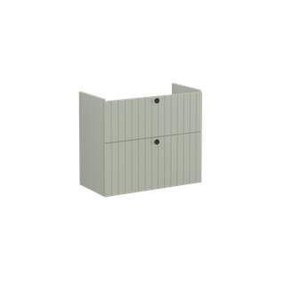 VitrA WT-Unterschrank Root Groove Comp 76,5x37x65cm, 2 Aus, Korp Vint. gr m