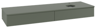 V&B WTU m F-Struktur -Beleuchtung Antao 160x50cm, HL, WBP Lac, lea gre. m Lac