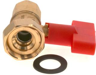 BOSCH Ersatzteil TTNR: 87185754050 Kugelhahn+Rückschlagv 1" FL G1 1/2 everp