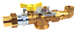 AIPS Montageset SEPP Easy I 5590101 DN 25xRp 1, f Einrohrgaszähler, Messing