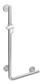 HEWI Winkelgriff Warm Touch 900x400mm, anthr, m Hlt, KST chr.optik