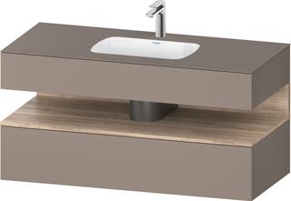Duravit EinbauWT-Möbel-Set Qatego 120x55x60cm, E Ma/Ba m, Kon-WTU, B