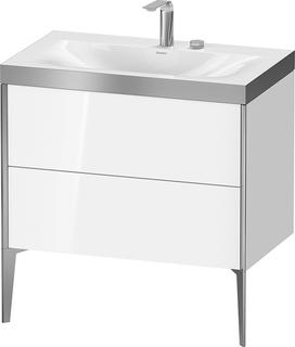 DU WTU XViu bodenst.m.Viu,610x800x480mm 2AZ,2Hl,champ.matt/nussb. dunkel ES Ah.