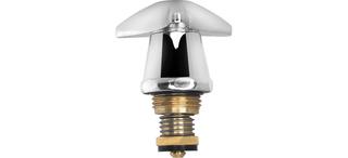 ASW Sanitär-Oberteil M bl 3/8", MS, m RV, Metall-3-Sterngr