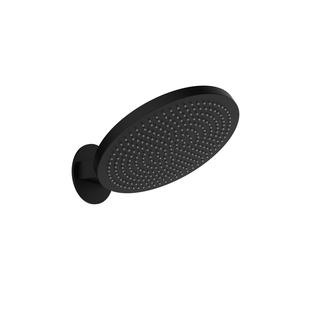 Herzbach Wand-Regenbr. Living Spa 1 FLOW schwarz matt, d=230mm, 1-strahlig