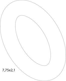 BOSCH Ersatzteil TTNR: 87161074400 O-Ring 7,75 x 2,1 L (1x)