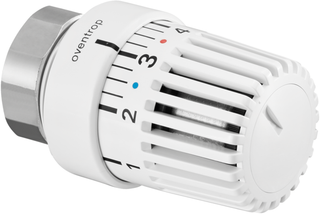 Oventrop Thermostat Uni LO m 0-Stellung, 7-28 GrC, m Flüssig, weiß