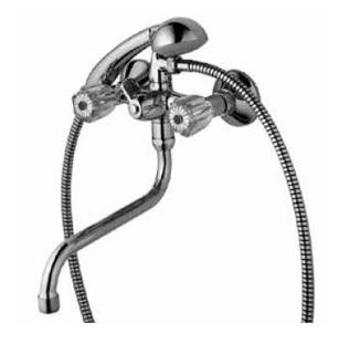 KAJA Mehrzweckarmatur CLASSIC ABS-Griff, c, S-Aus. 300mm, m BrG