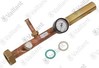 VA Rohr, mit Manometer Vaillant-Nr. 0020222918