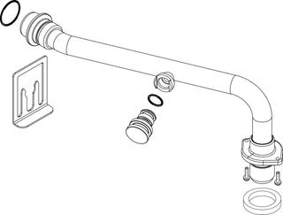 BOSCH Ersatzteil TTNR: 7736700339 Vorlaufrohr Heizung
