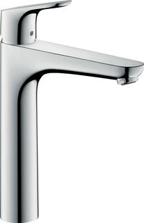 hansgrohe WT-Einhebelmischer 190 Focus ohne Zugstangen-Ablaufgarnitur, chrom