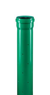 Ostendorf KG2000 Mehrzweckrohr SN 10 EM DN/OD 200, 5000mm, gelocht