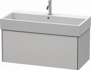 DU WTU XSquare 397x984x460mm, für VA 1 Auszug, Nordic Weiß Seidenmatt ES Ahorn