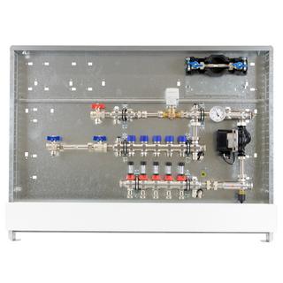 Strawa Mischstation FBM-63-HT2-H-W1-WMZ- 2 HK, 875x760-890mm, für Fußbodenheizung
