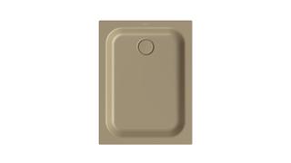 Duschwanne BetteSupra 5550 100x75x6,5cm, Glasur, hazel