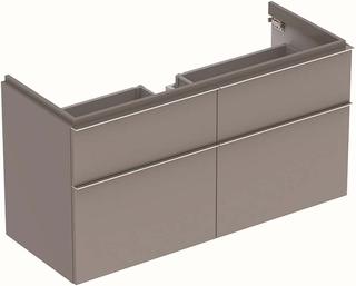 Geberit Waschtisch-Unterschrank iCon 119x62x47,7cm, B ab 120, 4 L., pl. hgl