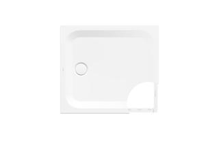 Duschwanne BetteUltra 5940 100x100x2,5cm, Mini-Wannenträger, ebano