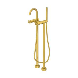 Steinberg Wannen-2-Griffarm. Serie 250 Ausl. 153mm, freist. Mont, brushed gold