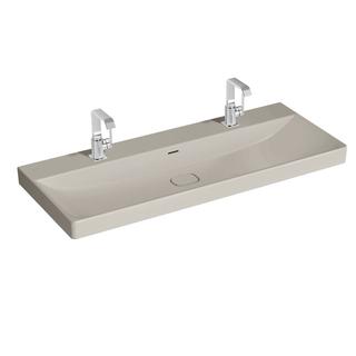 VitrA Doppelwaschtisch New Metropole 120x47cm, 1 Beck., 2 HL, taupe matt