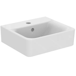 IS Handwaschbecken Connect Cube 40x36cm, m HL u. ÜL, weiß Ideal Plus
