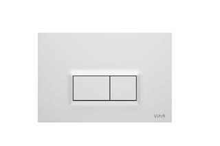 VitrA Betätigungsplatte Loop R 244x8x165mm, ABS, weiß hochglanz