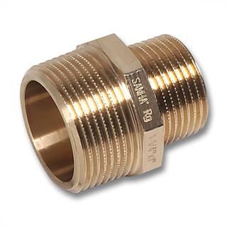 Sanha Reduziernippel 531 1 1/4x1, beids. mit Außengewinde, roh