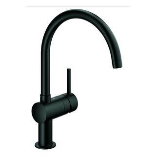 GROHE Spültisch-Einhebelmischer Minta 1/2", C-Auslauf, velvet black