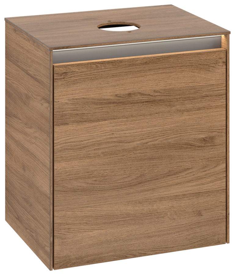 Artikelbild 1 des Artikels „V&B Waschtischunterschrank Collaro 50x54,8x38cm, WT mi, LED 3,4 W, kansas O kansas oak“