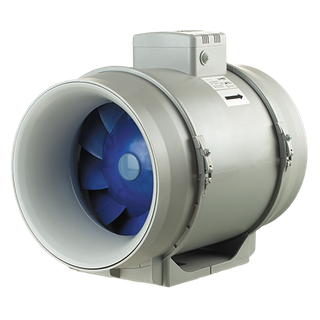 BL Rohrventilator Turbo 315 T, Nachlauf diagonal, zweistufig, AC, DN315