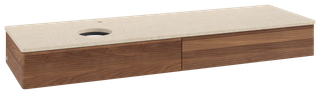 V&B WTU m F-Struktur -Beleuchtung Antao 160x50cm, HL, WBP-farbe botti., w. wal