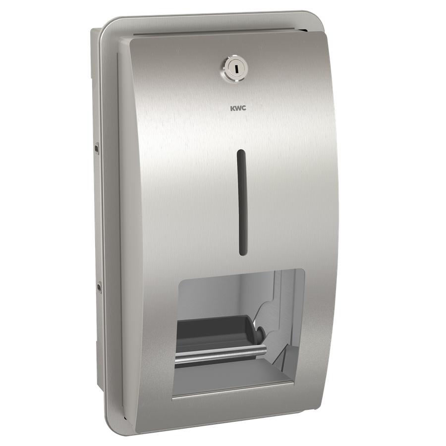 Artikelbild 1 des Artikels „AR WC-Doppelrollenhalter, STRATOS, Edst., UP, 183x331x142 mm, Spindelsystem “