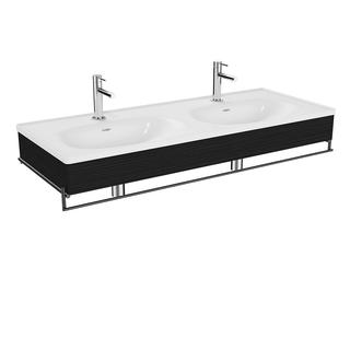 VitrA Doppelmöbelwaschtisch-Set Equal 132,5x52cm, m MWT, w, HTH, m Bl s-Eich