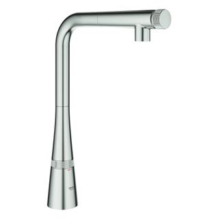 GROHE Spültischmischer Zedra SmartC herausz. Ausl. m Laminarstrahl, superst.