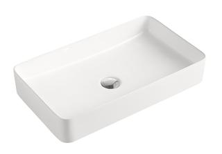 AQVAZONE Aufs.-WT AQVA CERAMICA SlimRim 605x350x110mm, ohne Überlauf, weiß