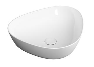 VitrA Aufsatzschale Plural 47x40x13cm, asym., o. ÜL u. HL, we hgl
