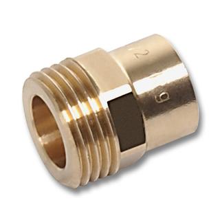Sanha Einschraubteil 4370 15mmx1/2", flachdichtend, Rotguss