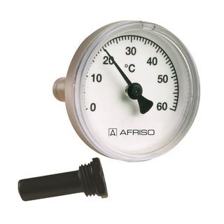 AFRISO Bimetall-Thermometer BiTh 50 K 0/60C 40mm 1/2 ax Kl.2