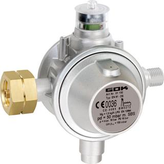 Gasregler EN61-DS 1,5kg/h 29mbar Komb.A x G1/4LH-KN UEDS SBS