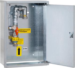 Hauptabsperreinr. 0271 GS15-2,5K PR G3/4UEM 3kg/h Schrank