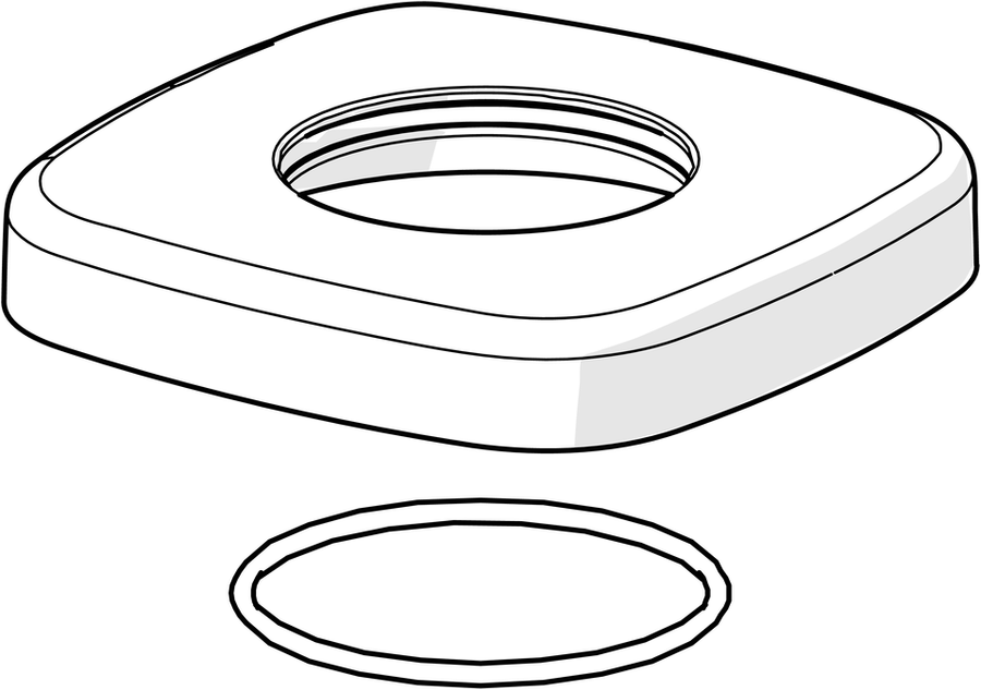 Artikelbild 1 des Artikels „HA Deckplatte HANSA 59914678 75x75 mm chr “